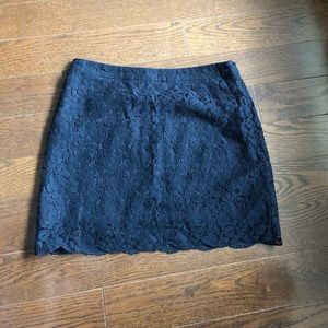 Aritzia talula black lace skirt